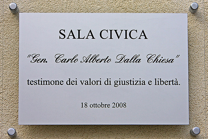 Intitolazione Scolette Dalla Chiesa 2008